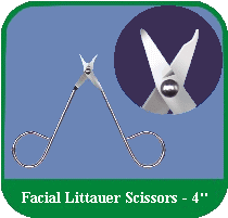 Facial Littauer Scissors