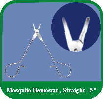Mosquito Hemostat , Straight